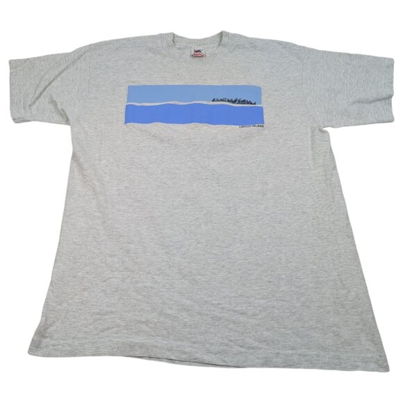 Vintage Lindoo Island Ontario Canada T Shirt‎ 90s Single Stitch USA Made - Picture 1 of 9